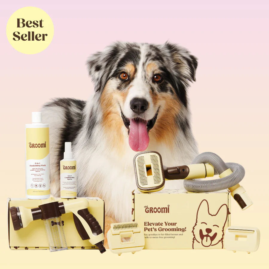 The Peach Brush™ - 3-in-1 Vacuum Pet Brush